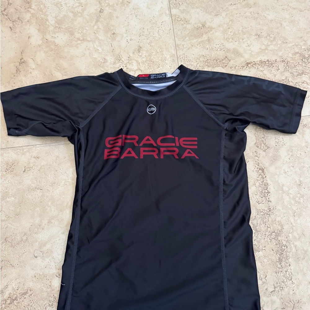 Gracie Barra Black Rash Guard